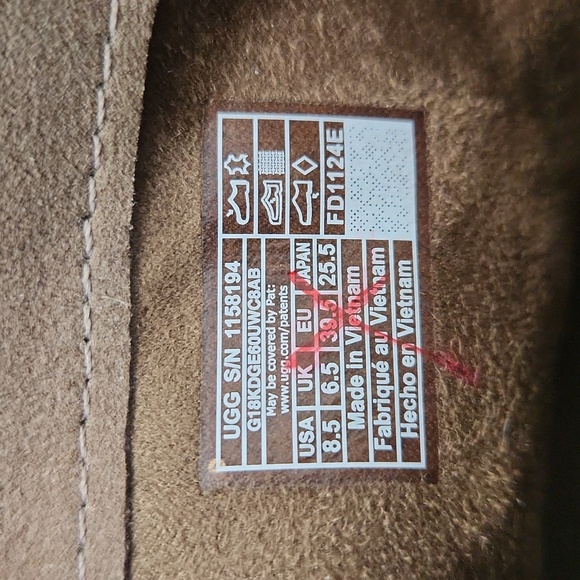 UGG Women's Cityfunc Zip Boots Platform size 8.5 Hickory - Picture 9 of 15